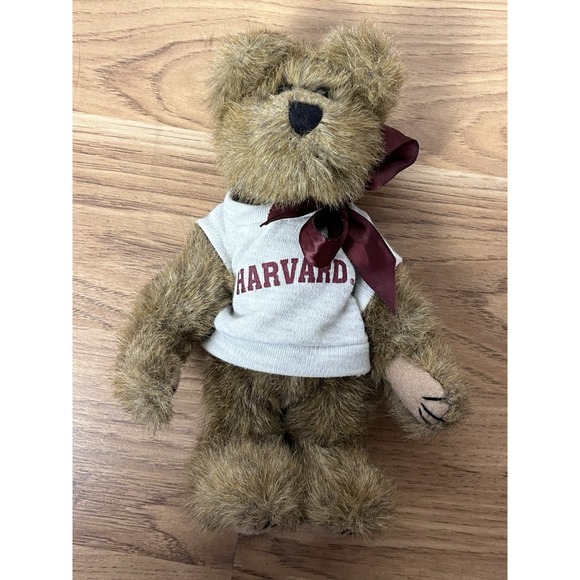 Boyds Bears Jackets & Blazers - Vintage Harvard Collegiate Boyd's Teddy Bear 8" Plush White Sweater
